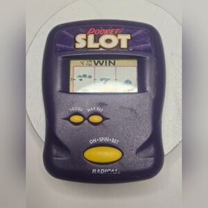Vintage 1997 Radica Pocket Slot Electronic Handheld Game TESTED [ Read Details ]